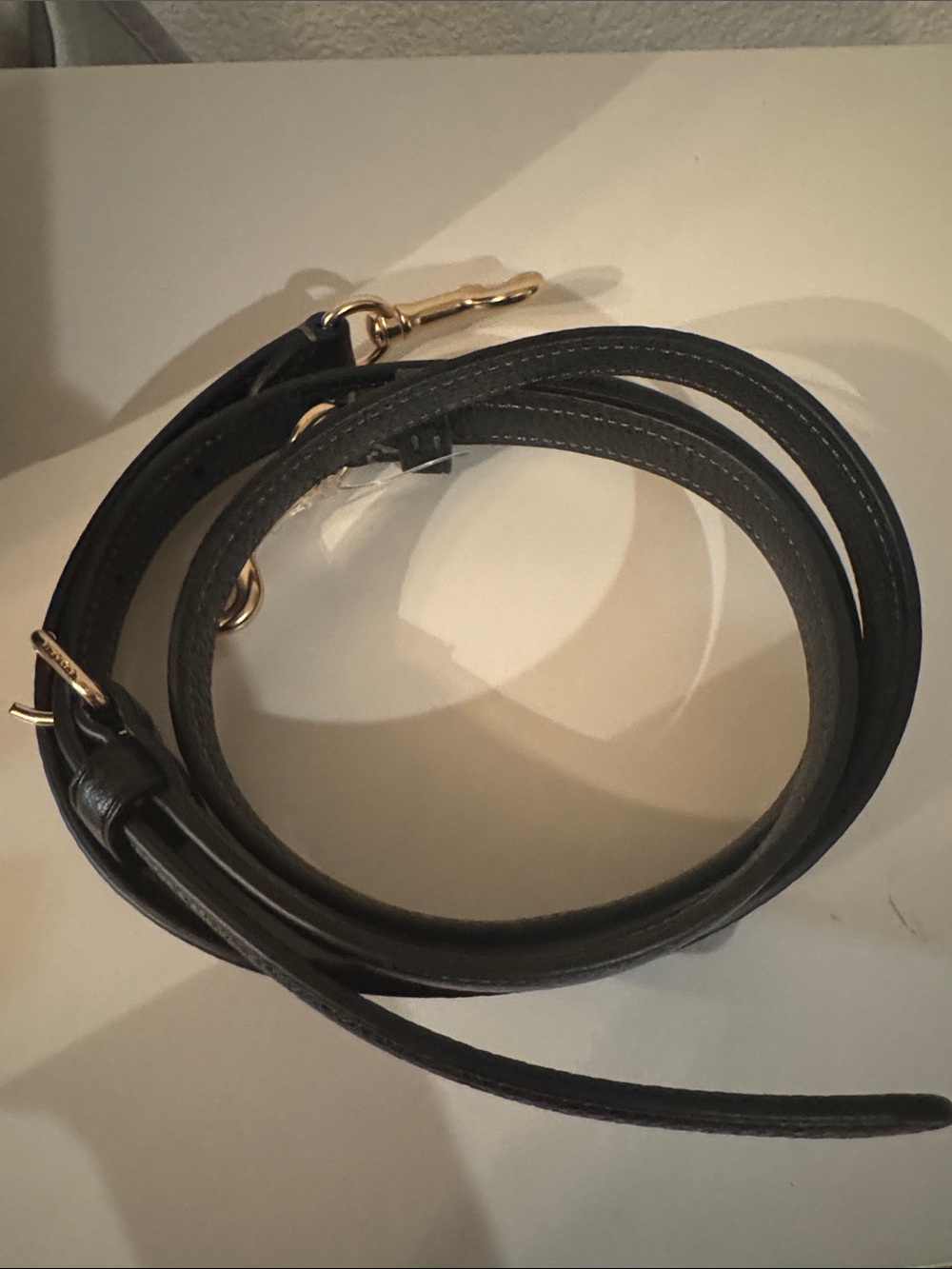 Coach Black Pebble Leather Rowan with Gold Hardware - Picture 6 of 7